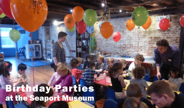 A Birthday Party at the Seaport Museum