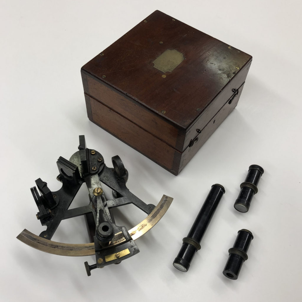 Sextant with a case, 19th century