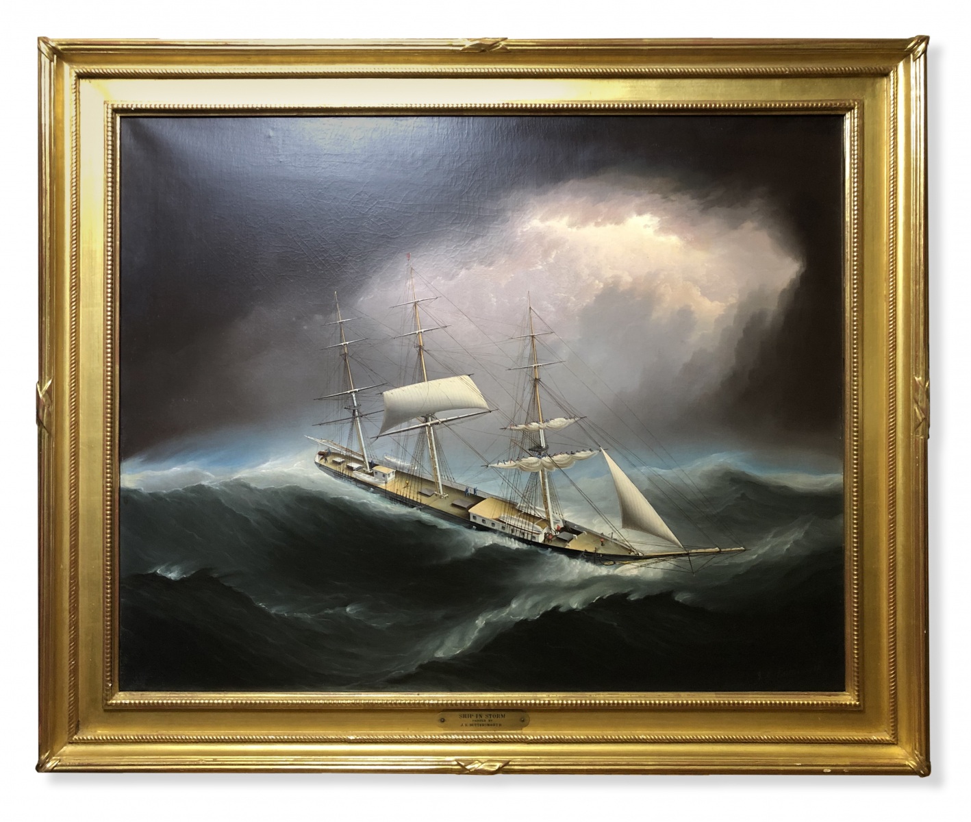 Ship in Storm, ca. 1855