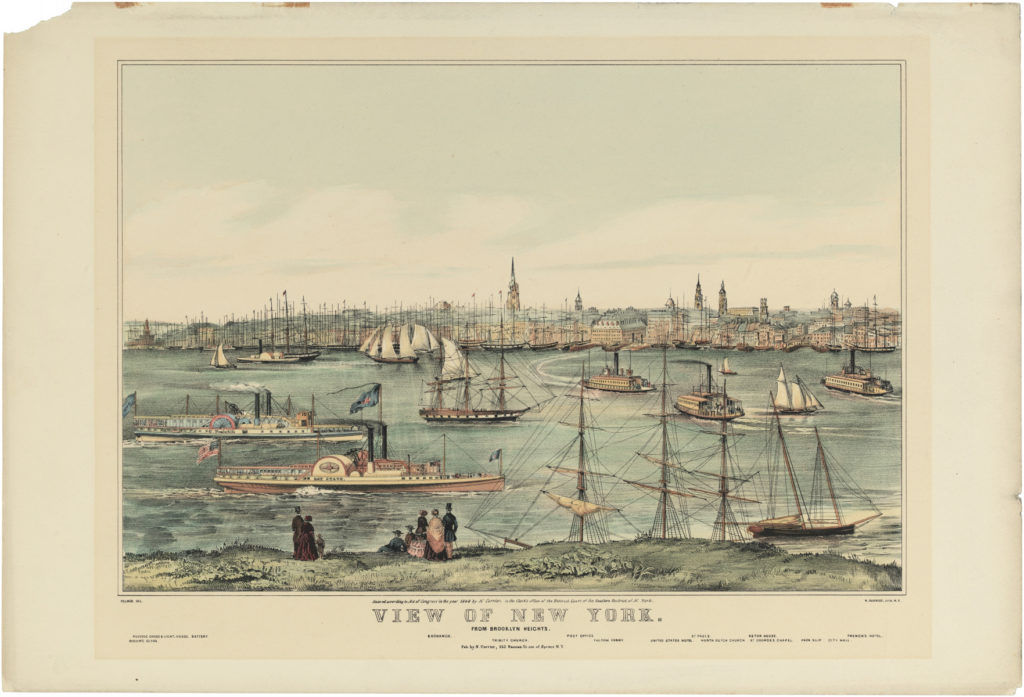 View of New York From Brooklyn Heights, n.d. (reproduction), 1849 (original)