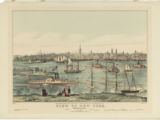 View of New York From Brooklyn Heights, n.d. (reproduction), 1849 (original)