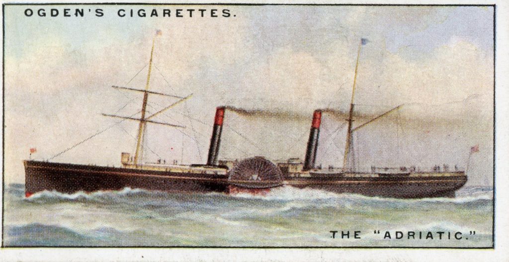SS Adriatic Cigarette Card, 1929