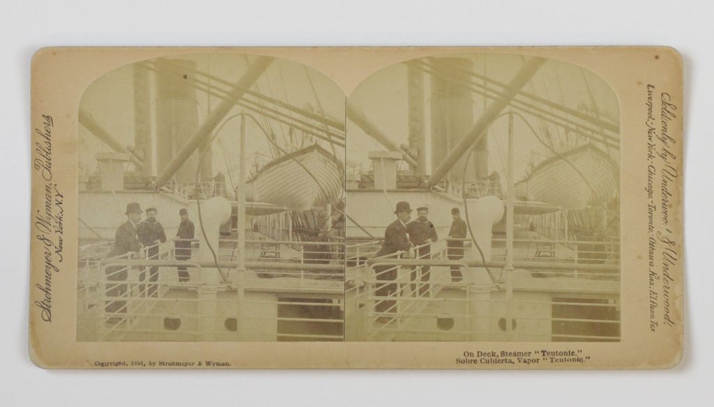 On Deck, Steamer Teutonic, 1891