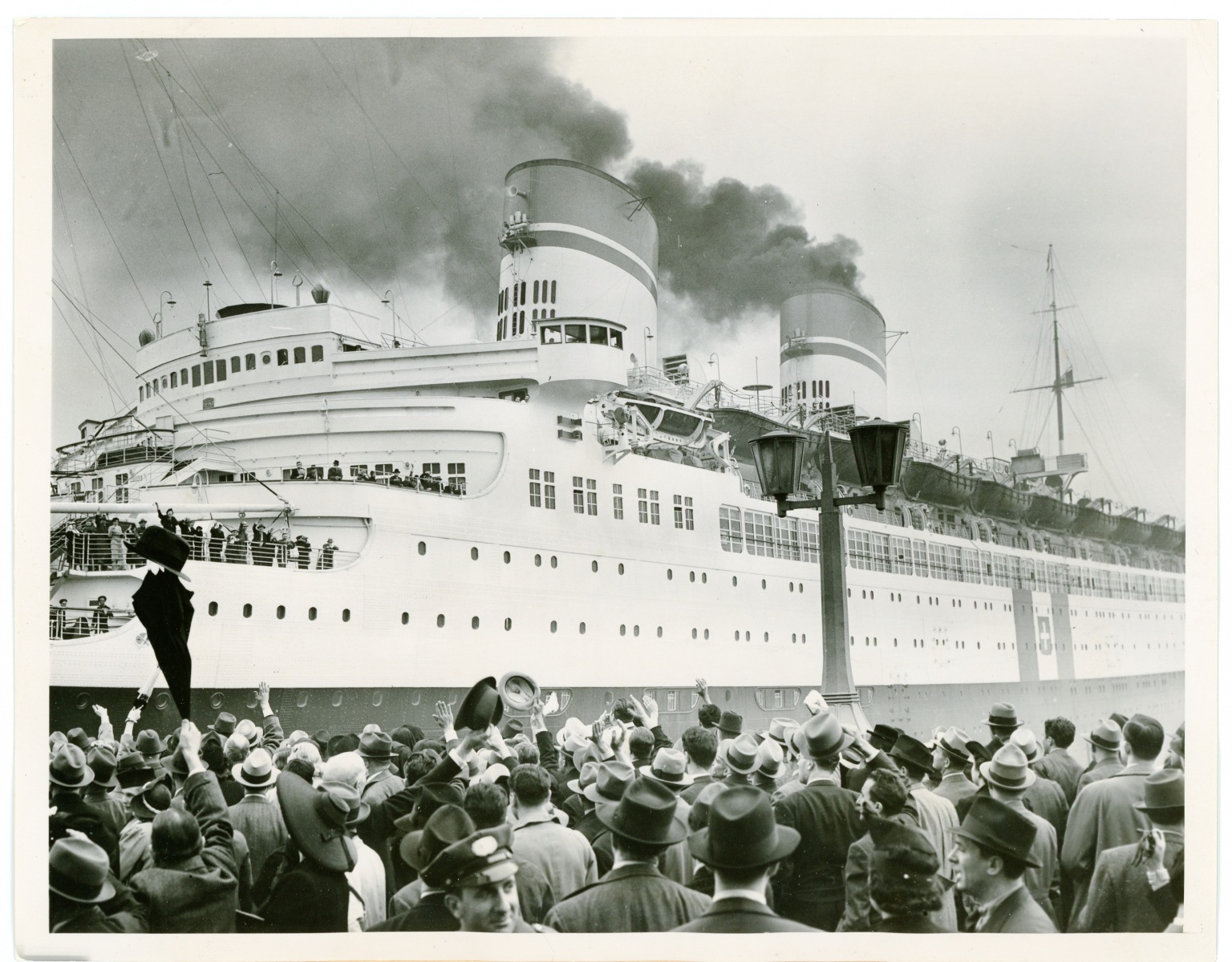 Italian Liner Sails with 160 Passengers, May 25, 1940