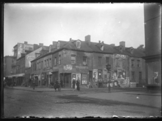 View of Watts and Hudson Streets, ca. 1904, from the Museum's Thomas W. Kennedy Collection