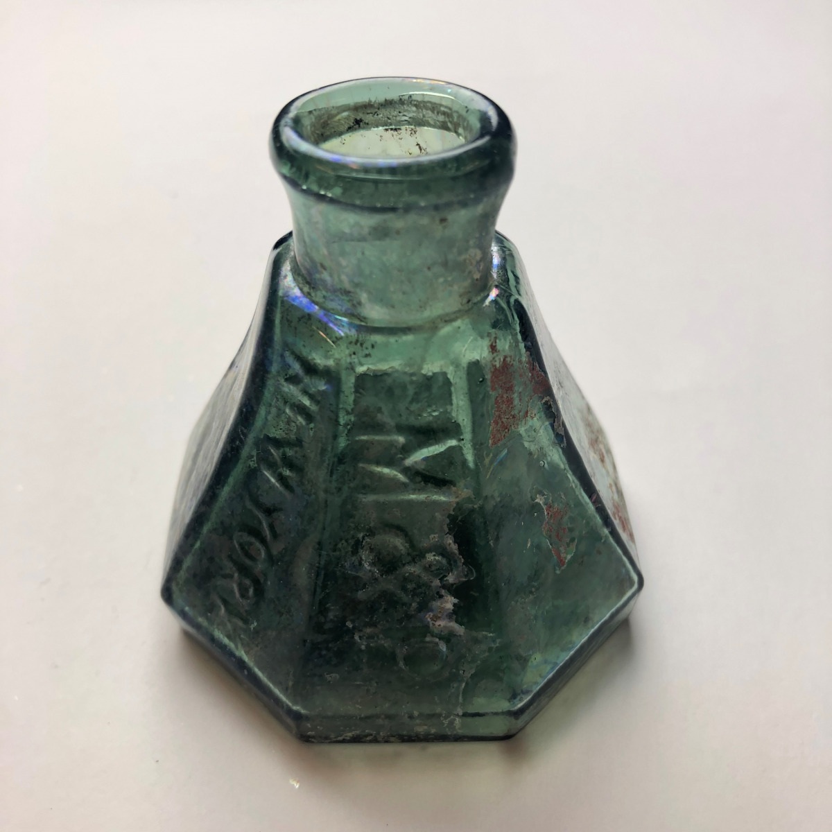 Umbrella-style ink bottle, ca. 1860s-1880s