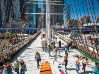 A view of the Museum's flagship Wavetree main deck