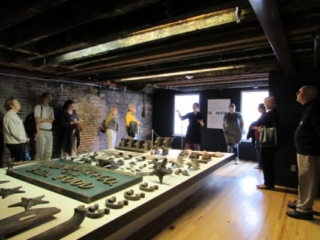 Guests attending a Building Tour in October 2018 as part of Archtober