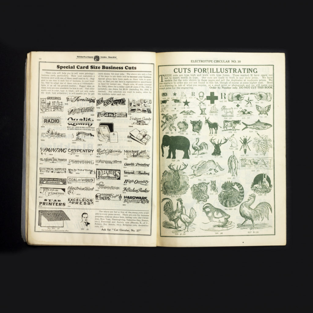 The Kelsey Press Company specimen book, 1930-1940