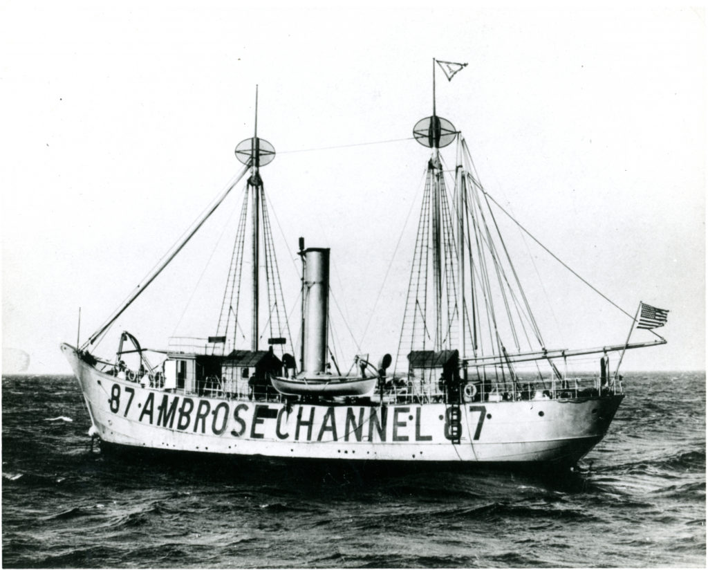 Lightship Ambrose in the Ambrose Channel