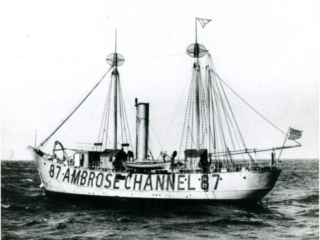 Lightship Ambrose in the Ambrose Channel