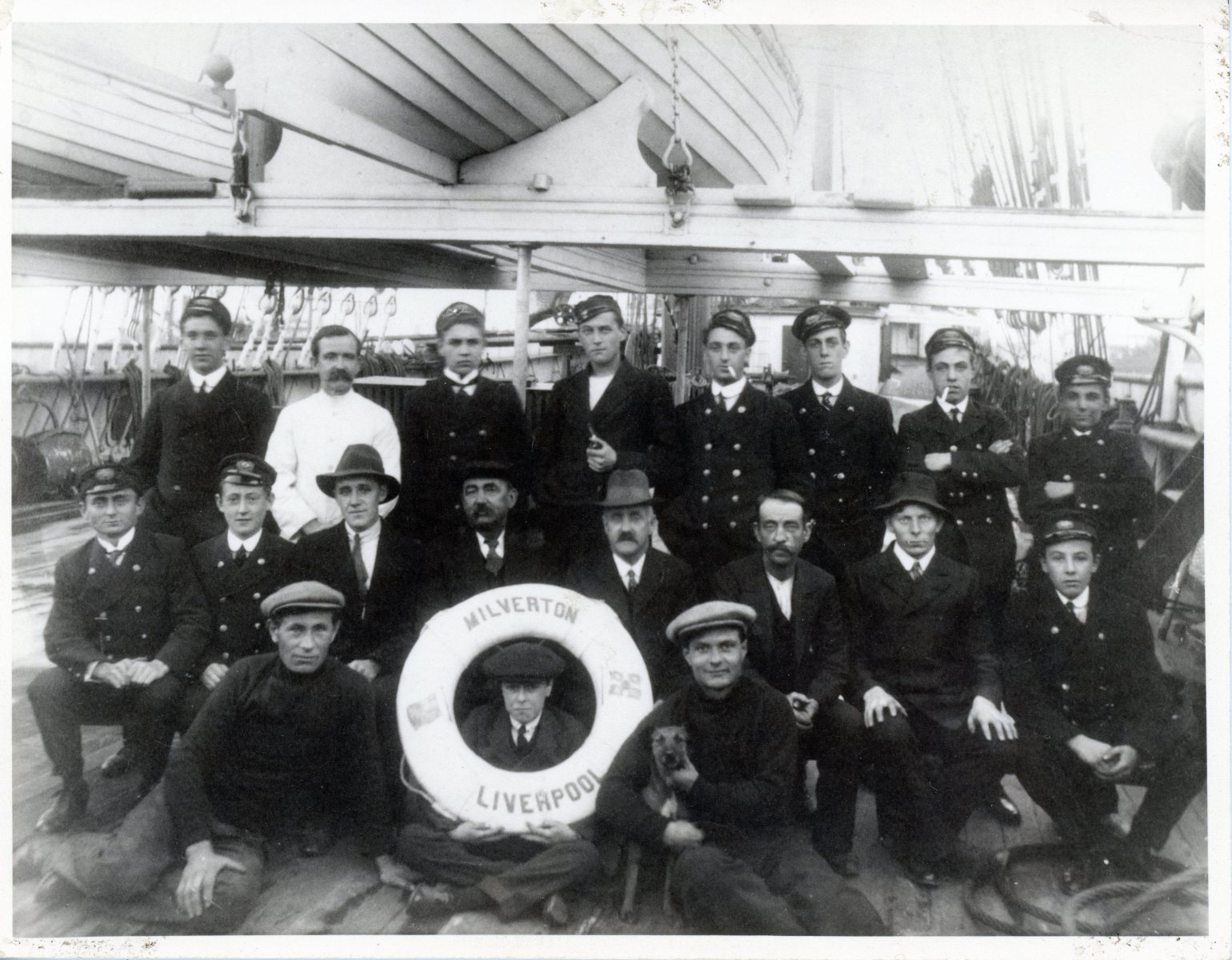 The crew of Milverton, 1914-1915