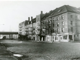 Schermerhorn Row pre-restoration, ca. 1968