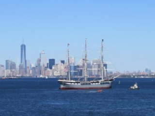 Wavertree&#039;s return from shipyard, September 24, 2016