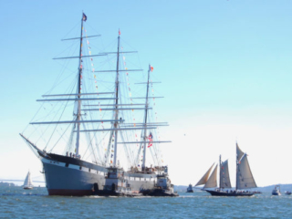 Wavertree&#039;s return from shipyard, September 24, 2016